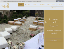 Tablet Screenshot of catering-galicia.com